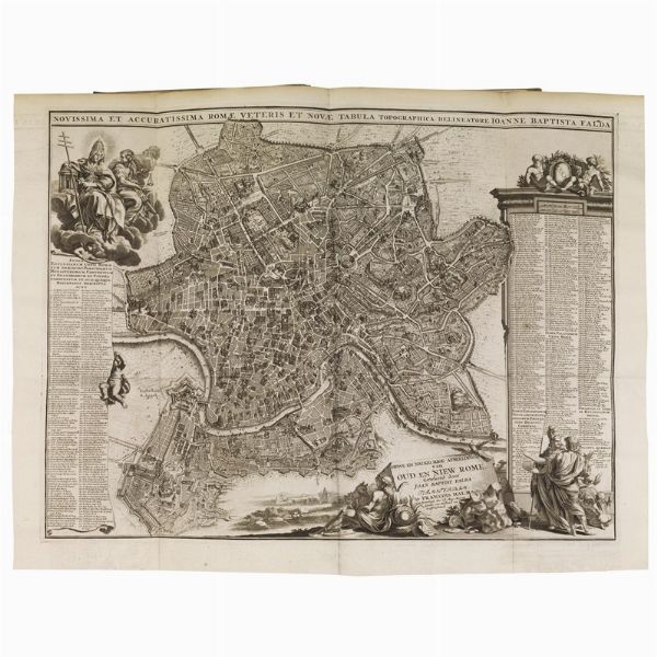 (Roma - Illustrati 700)   DESEINE, François-Jacques.   Beschryving van oud en niew Rome.   Amsterdam, Halma, 1704.  - Asta LIBRI, MANOSCRITTI E AUTOGRAFI - Associazione Nazionale - Case d'Asta italiane
