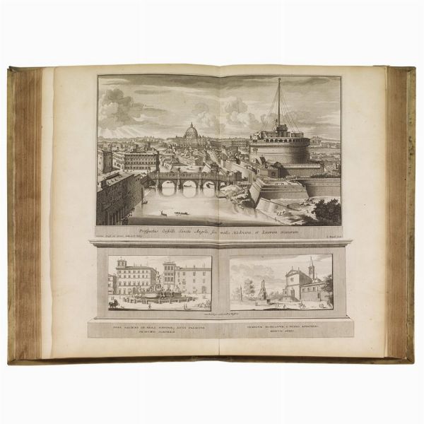 (Roma - Illustrati 700)   DESEINE, François-Jacques.   Beschryving van oud en niew Rome.   Amsterdam, Halma, 1704.  - Asta LIBRI, MANOSCRITTI E AUTOGRAFI - Associazione Nazionale - Case d'Asta italiane