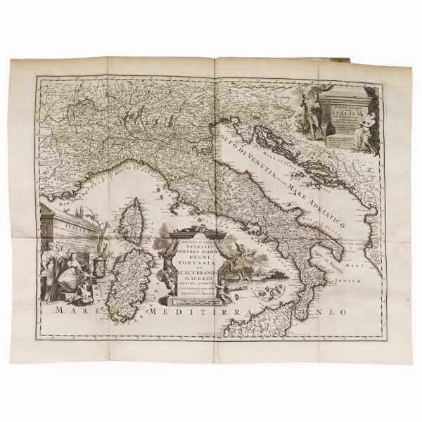 (Roma - Illustrati 700)   DESEINE, François-Jacques.   Beschryving van oud en niew Rome.   Amsterdam, Halma, 1704.  - Asta LIBRI, MANOSCRITTI E AUTOGRAFI - Associazione Nazionale - Case d'Asta italiane