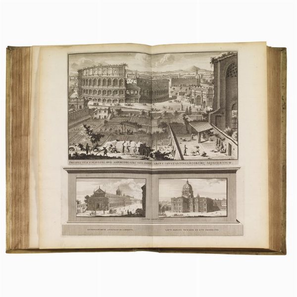 (Roma - Illustrati 700)   DESEINE, François-Jacques.   Beschryving van oud en niew Rome.   Amsterdam, Halma, 1704.  - Asta LIBRI, MANOSCRITTI E AUTOGRAFI - Associazione Nazionale - Case d'Asta italiane