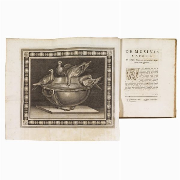 (Roma - Mosaici - Illustrati 700)   FURIETTI, Giuseppe.   De Musivis  . Roma, Salvioni, 1752.  - Asta LIBRI, MANOSCRITTI E AUTOGRAFI - Associazione Nazionale - Case d'Asta italiane