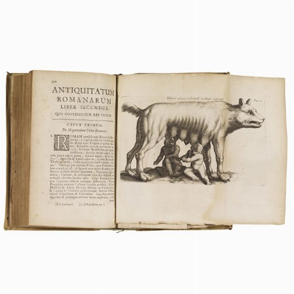 (Roma antica - Illustrati 700)   KIPPING Heinrich.     Antiquitatum romanarum libri quatuor  . Lugduni Batauorum, Apud Petrum Vander Aa, 1713.  - Asta LIBRI, MANOSCRITTI E AUTOGRAFI - Associazione Nazionale - Case d'Asta italiane