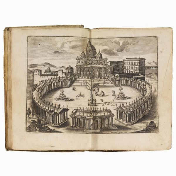 (Roma - Guida - Illustrati 700)   VACCONDIO, Juan Baptista. Las Cosas maravillosas de la Santa Ciudad de Roma. En Roma, por Roque Bernabò, 1720.  - Asta LIBRI, MANOSCRITTI E AUTOGRAFI - Associazione Nazionale - Case d'Asta italiane