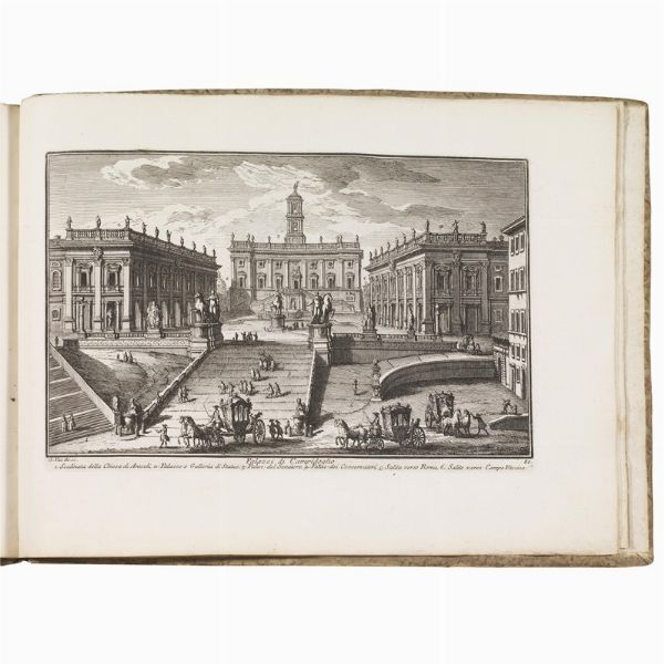(Roma - Vedute - Illustrati 700)   VASI, Giuseppe.   Delle magnificenze di Roma antica e moderna libro primo [-decimo]   […]  .   In Roma, nella stamperia del Chracas presso S. Marco al Corso, 1747-1761.  - Asta LIBRI, MANOSCRITTI E AUTOGRAFI - Associazione Nazionale - Case d'Asta italiane