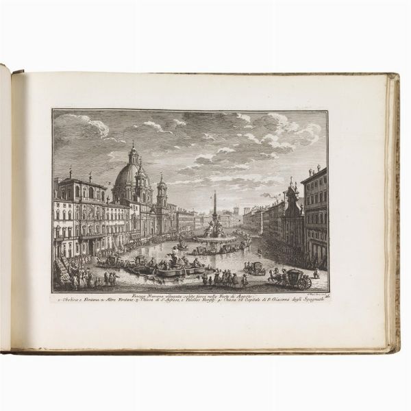(Roma - Vedute - Illustrati 700)   VASI, Giuseppe.   Delle magnificenze di Roma antica e moderna libro primo [-decimo]   […]  .   In Roma, nella stamperia del Chracas presso S. Marco al Corso, 1747-1761.  - Asta LIBRI, MANOSCRITTI E AUTOGRAFI - Associazione Nazionale - Case d'Asta italiane