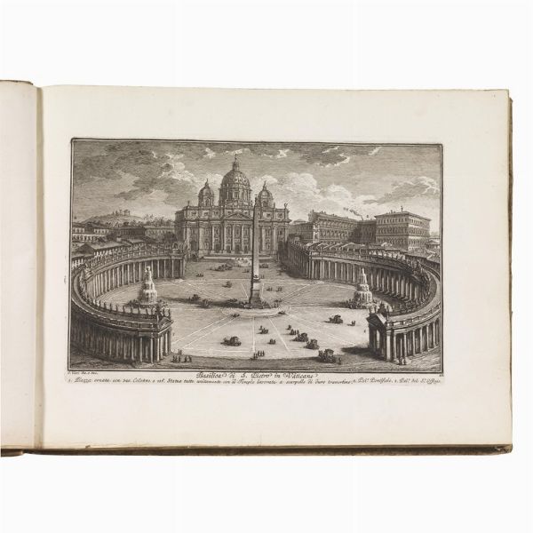 (Roma - Vedute - Illustrati 700)   VASI, Giuseppe.   Delle magnificenze di Roma antica e moderna libro primo [-decimo]   […]  .   In Roma, nella stamperia del Chracas presso S. Marco al Corso, 1747-1761.  - Asta LIBRI, MANOSCRITTI E AUTOGRAFI - Associazione Nazionale - Case d'Asta italiane