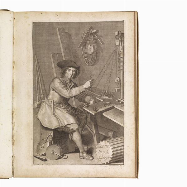 (Roma - Vaticano - Architettura - Illustrati 700)   ZABAGLIA, Nicola.     Castelli e ponti di maestro Nicola Zabaglia, con alcune ingegnose pratiche, e con la descrizione del trasporto dell’Obelisco Vaticano.   In Roma, nella stamperia di Niccolò, e Marco Pagliarini, 1743.  - Asta LIBRI, MANOSCRITTI E AUTOGRAFI - Associazione Nazionale - Case d'Asta italiane