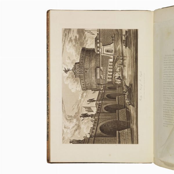 (Roma - Vedute - Illustrati 800)   ABBOTT, Henry.     Antiquities of Rome; comprising twenty-four select views of its principal ruins: illustrated by a panoramic outline of the modern city, taken from the capitol. From drawings by Henry Abbott, esq. made in the year 1818.   London, printed by John Tyler, Rathbone place; and published by Baldwin, Cradock, and Joy, Paternoster row, 1820.  - Asta LIBRI, MANOSCRITTI E AUTOGRAFI - Associazione Nazionale - Case d'Asta italiane