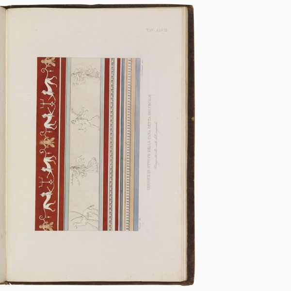 (Roma - Frascati - Illustrati 800)   CANINA, Luigi.     Descrizione dell’antico Tusculo.   Roma, dai tipi dello stesso Canina, 1841.  - Asta LIBRI, MANOSCRITTI E AUTOGRAFI - Associazione Nazionale - Case d'Asta italiane