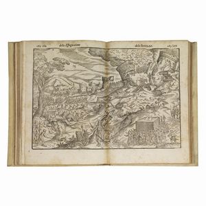 (Fortificazioni)   BUSCA, Gabriele.   Della espugnatione et difesa delle fortezze libri due. Aggiontovi nel fine l’Instruttione de’ bombardieri.   In Turino, Gio. Dominico Tarino, 1598.  - Asta LIBRI, MANOSCRITTI E AUTOGRAFI - Associazione Nazionale - Case d'Asta italiane