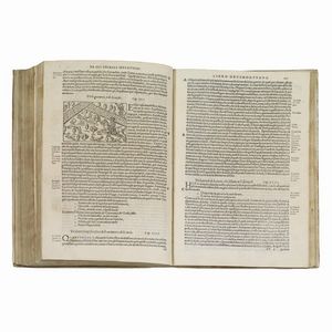 (Scandinavia - Illustrati 500)   MAGNUS, Olaus.   Historia delle genti et della natura delle cose settentrionali.   In Vinegia, appresso i Giunti, 1565 (al colophon: nella stamperia di Domenico Nicolini alle spese degli heredi di Luc’antonio Giunti, 1565).  - Asta LIBRI, MANOSCRITTI E AUTOGRAFI - Associazione Nazionale - Case d'Asta italiane