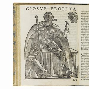 (Storia ebraica - Illustrati 600)Iosephus, Flavius.   Delle antichità, e guerre giudaiche; diuiso in ventisette libri.   [CON:]   I dieci ultimi libri delle antichità giudaiche.     [CON:]   Guerre giudaiche divise in sette libri.     [CON:]   In Venetia, presso Alessandro Vecchi, 1611.  - Asta LIBRI, MANOSCRITTI E AUTOGRAFI - Associazione Nazionale - Case d'Asta italiane