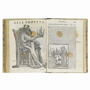 (Storia ebraica - Illustrati 600)Iosephus, Flavius.   Delle antichità, e guerre giudaiche; diuiso in ventisette libri.   [CON:]   I dieci ultimi libri delle antichità giudaiche.     [CON:]   Guerre giudaiche divise in sette libri.     [CON:]   In Venetia, presso Alessandro Vecchi, 1611.  - Asta LIBRI, MANOSCRITTI E AUTOGRAFI - Associazione Nazionale - Case d'Asta italiane