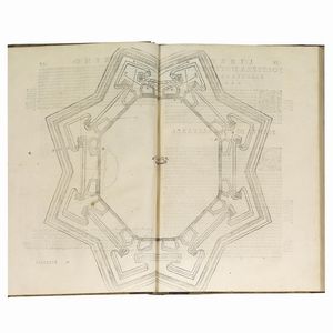 (Fortificazioni)   LORINI, Bonaiuto.   Le fortificationi nuovamente ristampate, corrette & ampliate con l’aggiunta del sesto libro.   In Venetia, Francesco Rampazetto, 1609.  - Asta LIBRI, MANOSCRITTI E AUTOGRAFI - Associazione Nazionale - Case d'Asta italiane
