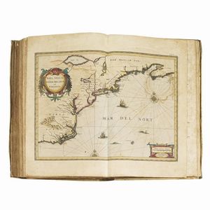 (Atlante - Illustrati 600)   MERCATOR, Gerardì - HONDIUS, Jodocus.   Atlas novus, sive descriptio geographica totius orbis terrarum.   Amstelodami, apud Ioannem Ianssonium, & Henricum Hondium, 1638.   [CON:]     Gerardi Mercāoris et I. Hondii Appendix novi Atlantis, continens regiones & provincias permultas Galliæ, Germaniæ, Belgii, Italiæ, Hispaniæ, Asiæ, Africæ, Americæ &c.   Amstelodami, sumptibus Henrici Hondii, 1637.  - Asta LIBRI, MANOSCRITTI E AUTOGRAFI - Associazione Nazionale - Case d'Asta italiane