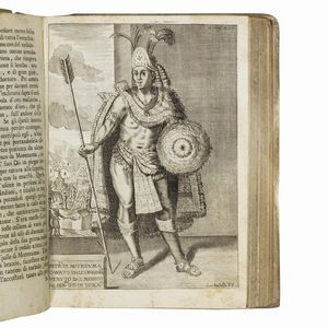 (Messico - Illustrati 700)   SOLIS Y RIVADENEYRA, Antonio.   Istoria della conquista del Messico della popolazione, e de’ progressi nell'America settentrionale.   In Venezia, per Andrea Poletti, 1704.  - Asta LIBRI, MANOSCRITTI E AUTOGRAFI - Associazione Nazionale - Case d'Asta italiane