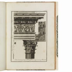 (Architettura - Illustrati 700)   VIGNOLA (BAROZZI, Giacomo, da).   Il Vignola illustrato proposto da Giambattista Spampani, e Carlo Antonini.   In Roma, nella stamperia di Marco Pagliarini, 1770.  - Asta LIBRI, MANOSCRITTI E AUTOGRAFI - Associazione Nazionale - Case d'Asta italiane