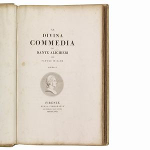 (Illustrati 800)   Alighieri, Dante.   La Divina commedia di Dante Alighieri con tavole in rame.   Firenze, nella tipografia all'insegna dell'Ancora, 1817-1819.  - Asta LIBRI, MANOSCRITTI E AUTOGRAFI - Associazione Nazionale - Case d'Asta italiane