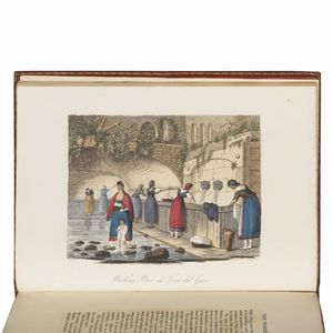 (Campania - Lazio - Piemonte - Illustrati 800)   BUONAIUTI, B. Serafino.   Italian scenery; representing the manners, customs, and amusements of the different states of Italy.   London, Thomas McLean, 1823.  - Asta LIBRI, MANOSCRITTI E AUTOGRAFI - Associazione Nazionale - Case d'Asta italiane