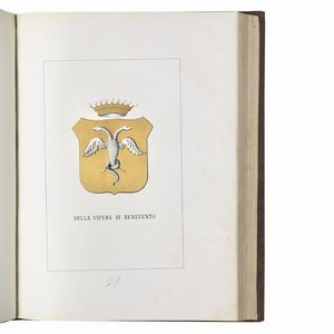 (Araldica)   DILIGENTI, Ulisse.   Storia delle famiglie illustri italiane. Volume I [- III].   Firenze, A spese dell&rsquo;Editore Ulisse Diligenti, [187.].  - Asta LIBRI, MANOSCRITTI E AUTOGRAFI - Associazione Nazionale - Case d'Asta italiane