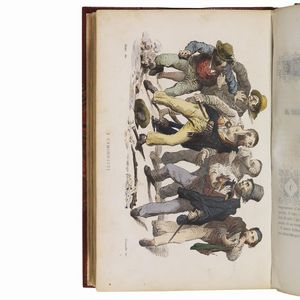 (Napoli - Illustrati 800)   De Bourcard, Francesco.   Usi e Costumi di Napoli e contorni.   Napoli, Gaetano Nobile, 1853-1858.  - Asta LIBRI, MANOSCRITTI E AUTOGRAFI - Associazione Nazionale - Case d'Asta italiane