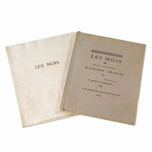 (Art Nouveau - Illustrati 900)   GRASSET, Eugène.   Les Mois. Douze Compositions D’Eugène Grasset. Gravées sur bois & imprimées en chromotypognraphie.   Paris, G. De Malherbe, [1895 o 1896].  - Asta LIBRI, MANOSCRITTI E AUTOGRAFI - Associazione Nazionale - Case d'Asta italiane