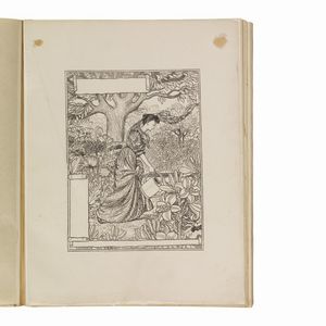 (Art Nouveau - Illustrati 900)   GRASSET, Eugène.   Les Mois. Douze Compositions D’Eugène Grasset. Gravées sur bois & imprimées en chromotypognraphie.   Paris, G. De Malherbe, [1895 o 1896].  - Asta LIBRI, MANOSCRITTI E AUTOGRAFI - Associazione Nazionale - Case d'Asta italiane