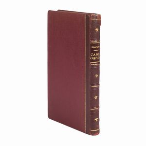 (CAMPANA, Dino.   Canti Orfici.   Marradi, Tipografia F. Ravagli, 1914).  - Asta LIBRI, MANOSCRITTI E AUTOGRAFI - Associazione Nazionale - Case d'Asta italiane