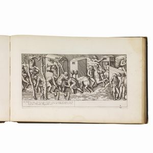 (Roma - Colonna Traiana - Illustrati 600)   BARTOLI, Pietro Sante.     Colonna Traiana eretta dal Senato e popolo Romano all&rsquo;Imperatore Traiano Augusto … Nuovamente disegnata et intagliata da Pietro Sante Bartoli. Con l&rsquo;esposizione latina d&rsquo;Alfonso Ciaccone, compendiata nella vulgare lingua sotto ciascuna immagine, accresciuta di medaglie, inscrittioni, e trofei, da Gio. Pietro Bellori.   Roma, Gio. Giacomo De Rossi, [1673].  - Asta LIBRI, MANOSCRITTI E AUTOGRAFI - Associazione Nazionale - Case d'Asta italiane