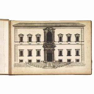 (Roma - Palazzi - Illustrati 600)   FERRERIO, Pietro.   Palazzi di Roma de pi&ugrave; celebri architetti disegnati da Pietro Ferrerio pittore et architetto.   [Roma], si vendeno per Gio. Iacomo Rossi all&rsquo;insegna di Parigi alla Pace, [1655].  - Asta LIBRI, MANOSCRITTI E AUTOGRAFI - Associazione Nazionale - Case d'Asta italiane