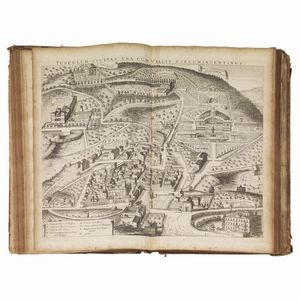 (Roma - Lazio - Illustrati 600)   Kircher, Athanasius.     Latium. Id est, Nova & parallela Latii tum veteris tum novi descriptio.   Amstelodami, apud Joannem Janssonium à Waesberge, & haeredes Elizei Weyerstraet, 1671.  - Asta LIBRI, MANOSCRITTI E AUTOGRAFI - Associazione Nazionale - Case d'Asta italiane