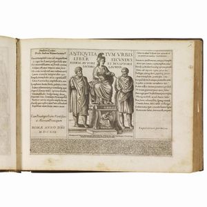(Roma antica - Illustrati 600)   LAURO, Giacomo.   Antiquae Urbis Splendor  . Romae, 1612.  - Asta LIBRI, MANOSCRITTI E AUTOGRAFI - Associazione Nazionale - Case d'Asta italiane