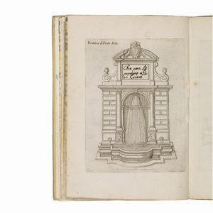 (Roma - Fontane - Illustrati 600)   PARASACCHI, Domenico.     Raccolta delle principali fontane dell&rsquo;inclitta citt&agrave; di Roma     con la noua agiunta dis.e da Girolamo Felice romano et intag.e da Pietro Miotte …     Matteo Gregorio De Rossi D.D.D.   [In Roma, appresso Gio. Batt.a de Rossi in p.a Nauona, 1647].  - Asta LIBRI, MANOSCRITTI E AUTOGRAFI - Associazione Nazionale - Case d'Asta italiane