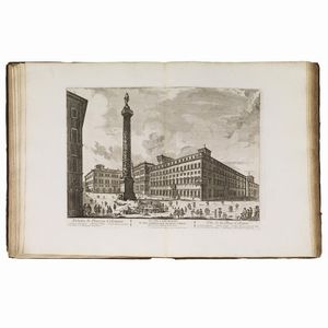 (Roma - Architettura - Illustrati 700)   BARBAULT, Jean.     Les plus beaux édifices de Rome moderne, ou recueil des plus belles vues des principales églises, places, palais, fontaines, etc. qui sont dans Rome.   A Rome, chez Bouchard & Gravier Libraires françois … de l’imprimerie de Komarek, 1763.  - Asta LIBRI, MANOSCRITTI E AUTOGRAFI - Associazione Nazionale - Case d'Asta italiane