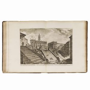 (Roma - Architettura - Illustrati 700)   BARBAULT, Jean.     Les plus beaux édifices de Rome moderne, ou recueil des plus belles vues des principales églises, places, palais, fontaines, etc. qui sont dans Rome.   A Rome, chez Bouchard & Gravier Libraires françois … de l’imprimerie de Komarek, 1763.  - Asta LIBRI, MANOSCRITTI E AUTOGRAFI - Associazione Nazionale - Case d'Asta italiane