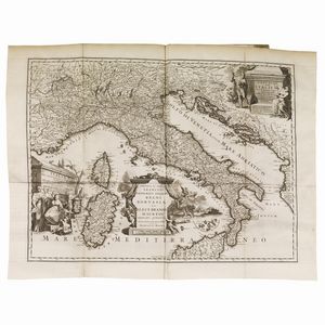 (Roma - Illustrati 700)   DESEINE, François-Jacques.   Beschryving van oud en niew Rome.   Amsterdam, Halma, 1704.  - Asta LIBRI, MANOSCRITTI E AUTOGRAFI - Associazione Nazionale - Case d'Asta italiane