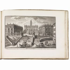 (Roma - Vedute - Illustrati 700)   VASI, Giuseppe.   Delle magnificenze di Roma antica e moderna libro primo [-decimo]   […]  .   In Roma, nella stamperia del Chracas presso S. Marco al Corso, 1747-1761.  - Asta LIBRI, MANOSCRITTI E AUTOGRAFI - Associazione Nazionale - Case d'Asta italiane