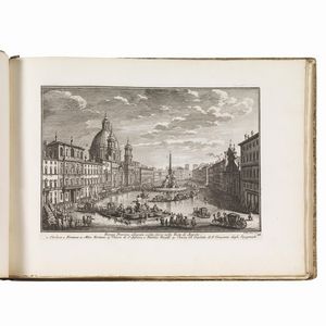 (Roma - Vedute - Illustrati 700)   VASI, Giuseppe.   Delle magnificenze di Roma antica e moderna libro primo [-decimo]   […]  .   In Roma, nella stamperia del Chracas presso S. Marco al Corso, 1747-1761.  - Asta LIBRI, MANOSCRITTI E AUTOGRAFI - Associazione Nazionale - Case d'Asta italiane