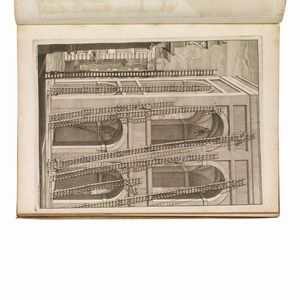 (Roma - Vaticano - Architettura - Illustrati 700)   ZABAGLIA, Nicola.     Castelli e ponti di maestro Nicola Zabaglia, con alcune ingegnose pratiche, e con la descrizione del trasporto dell’Obelisco Vaticano.   In Roma, nella stamperia di Niccolò, e Marco Pagliarini, 1743.  - Asta LIBRI, MANOSCRITTI E AUTOGRAFI - Associazione Nazionale - Case d'Asta italiane