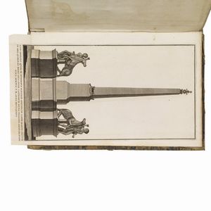 (Roma - Geroglifici - Illustrati 700)   Zo&euml;ga, Georg.   De origine et usu obeliscorum ad Pium Sextum Pontificem maximum  . Romae, typis Lazzarinii typographi cameralis, 1797.  - Asta LIBRI, MANOSCRITTI E AUTOGRAFI - Associazione Nazionale - Case d'Asta italiane