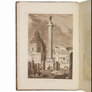 (Roma - Vedute - Illustrati 800)   ABBOTT, Henry.     Antiquities of Rome; comprising twenty-four select views of its principal ruins: illustrated by a panoramic outline of the modern city, taken from the capitol. From drawings by Henry Abbott, esq. made in the year 1818.   London, printed by John Tyler, Rathbone place; and published by Baldwin, Cradock, and Joy, Paternoster row, 1820.  - Asta LIBRI, MANOSCRITTI E AUTOGRAFI - Associazione Nazionale - Case d'Asta italiane