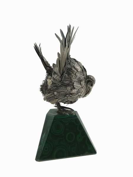M. Buccellati. tacchino su base in malachite  - Asta Fine Jewels - Associazione Nazionale - Case d'Asta italiane