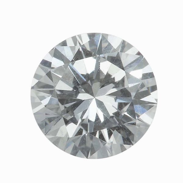 Diamante taglio brillante di ct 0.96, colore D, caratteristiche interne VVS2, fluorescenza UV nulla  - Asta Fine Jewels - Associazione Nazionale - Case d'Asta italiane