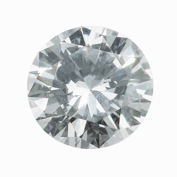 Diamante taglio brillante di ct 0.98, colore F, caratteristiche interne VVS1, fluorescenza UV nulla  - Asta Fine Jewels - Associazione Nazionale - Case d'Asta italiane