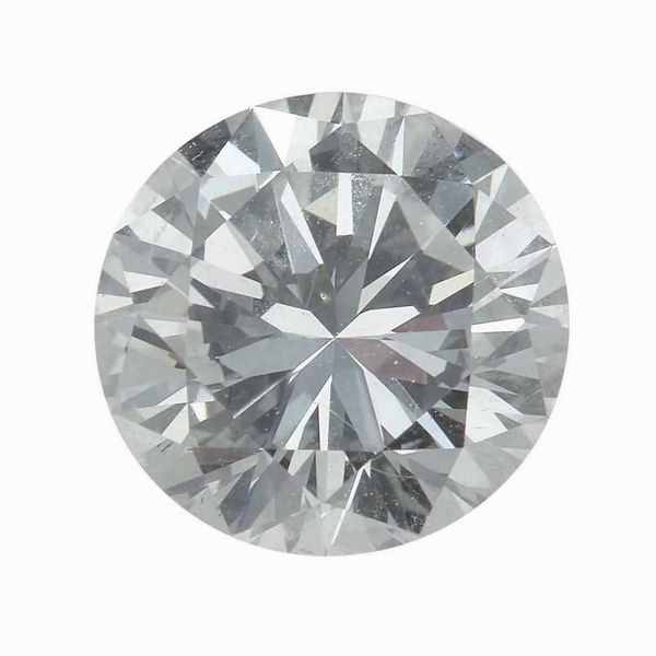 Diamante taglio brillante di ct 1.01, colore F, caratteristiche interne VS1, fluorescenza UV nulla  - Asta Fine Jewels - Associazione Nazionale - Case d'Asta italiane