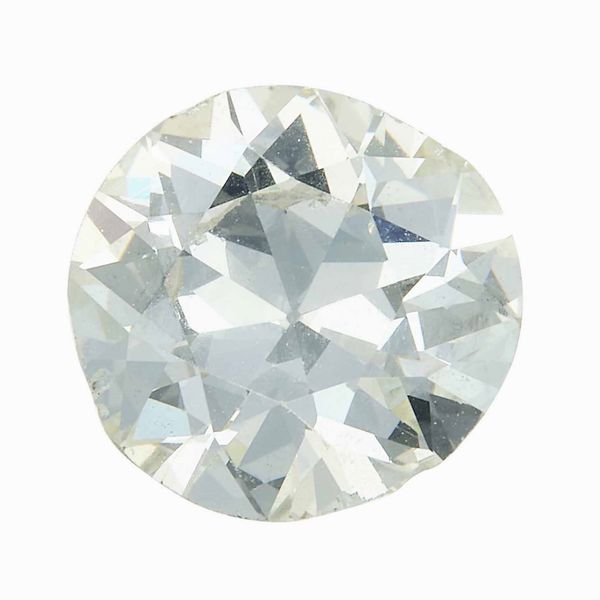 Diamante di vecchio taglio di ct 1.58, colore N, caratteristiche interne VS2, fluorescenza UV nulla  - Asta Fine Jewels - Associazione Nazionale - Case d'Asta italiane