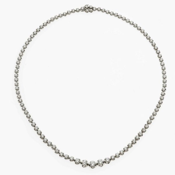 Rivire di diamanti per ct 5.70 circa  - Asta Fine Jewels - Associazione Nazionale - Case d'Asta italiane