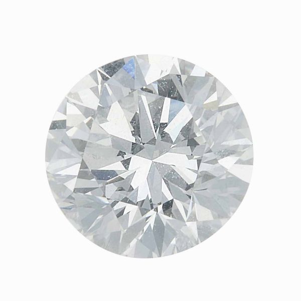 Diamante taglio brillante di ct 1.54, colore G, caratteristiche interne VVS2, fluorescenza UV nulla  - Asta Fine Jewels - Associazione Nazionale - Case d'Asta italiane