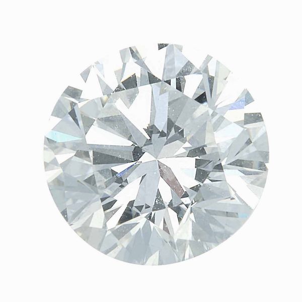 Diamante taglio brillante di ct 1.55, colore F, caratteristiche interne VS1, fluorescenza UV nulla  - Asta Fine Jewels - Associazione Nazionale - Case d'Asta italiane