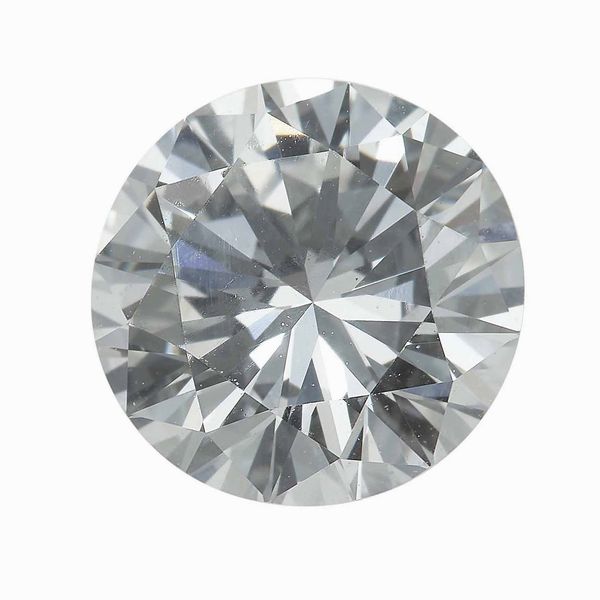 Diamante taglio brillante di ct 1.72, colore E, caratteristiche interne VVS1, fluorescenza UV nulla  - Asta Fine Jewels - Associazione Nazionale - Case d'Asta italiane